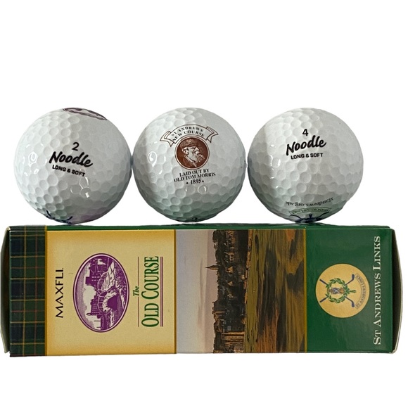 St. Andrews, Maxfli Box of 3 golf Balls. - Picture 3 of 4